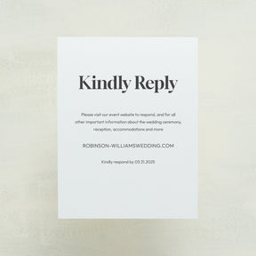 Manhattan Digital RSVP Card