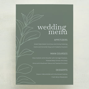 Embellished Menu