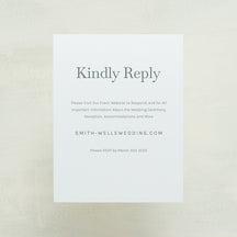 Embellished Digital RSVP Card