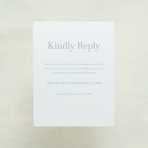 Embellished Digital RSVP Card