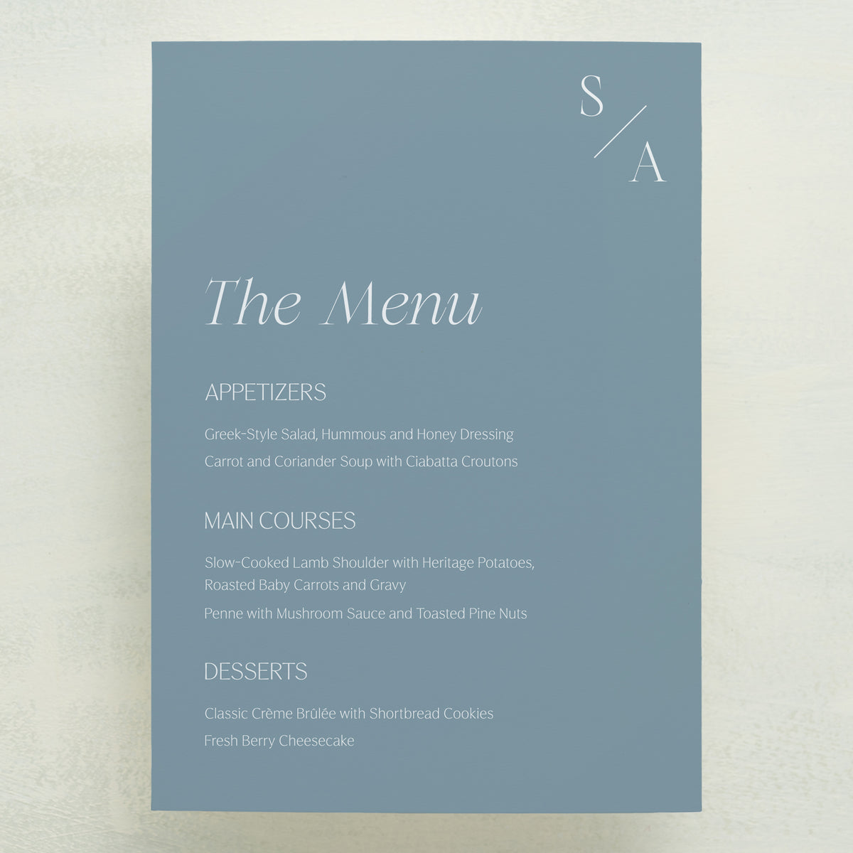 Serendipity Menu