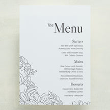 Coming Home Menu