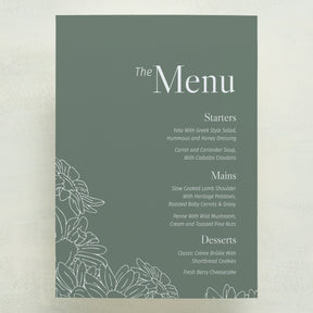 Coming Home Menu