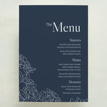 Coming Home Menu