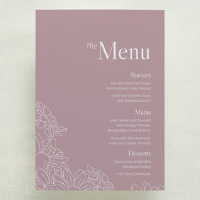 Coming Home Menu