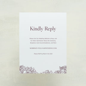 Coming Home Digital RSVP Card