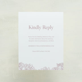 Coming Home Digital RSVP Card