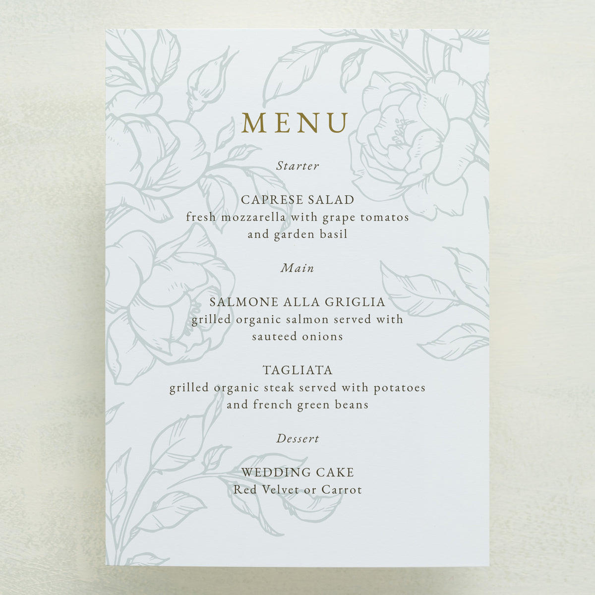 Climbing Roses Menu