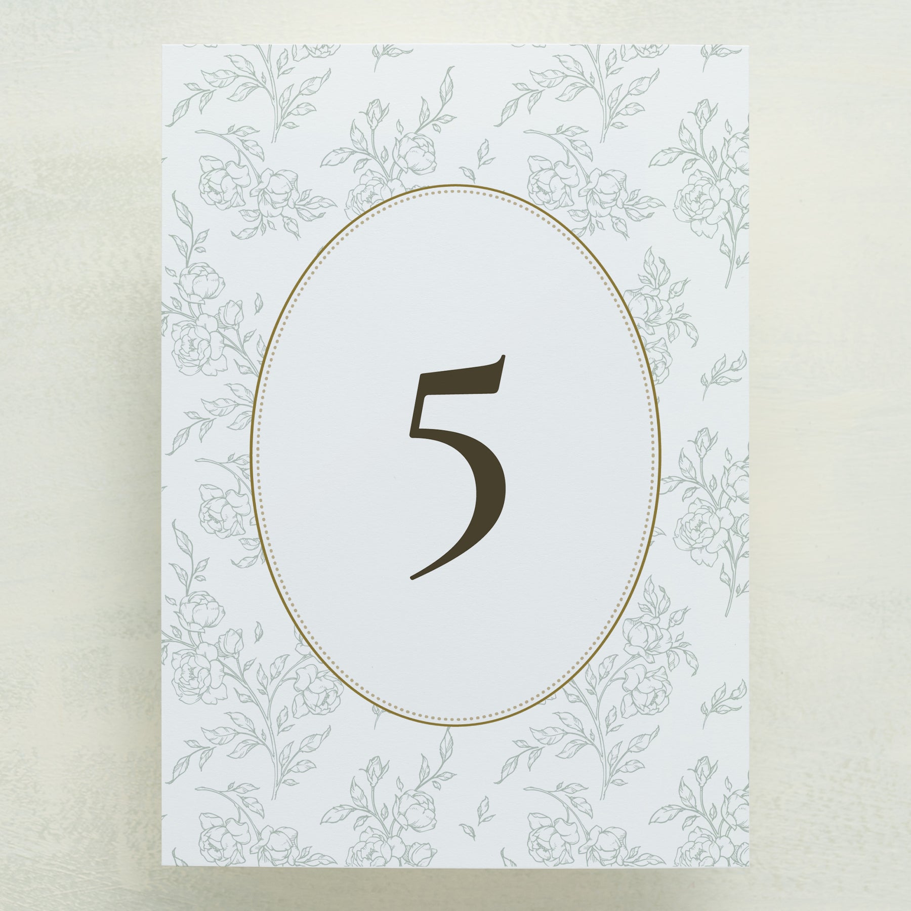 Climbing Roses Table Number