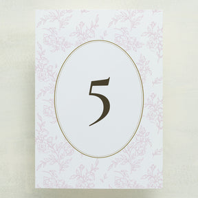 Climbing Roses Table Number