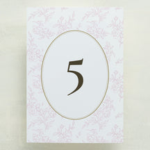 Climbing Roses Table Number