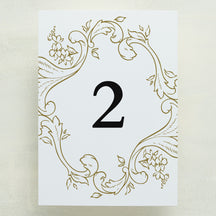 Garden Gate Table Numbers