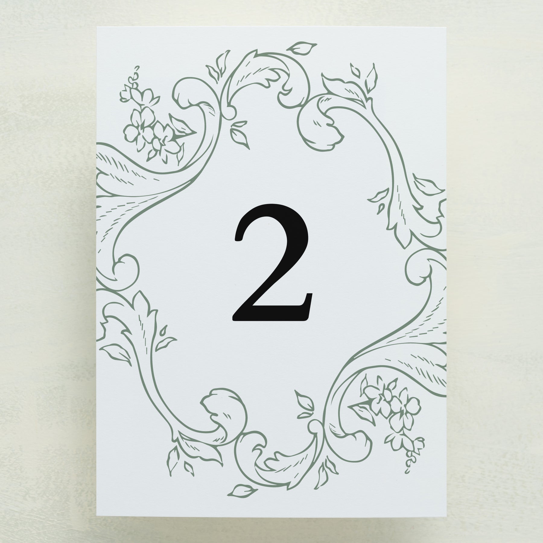 Garden Gate Table Numbers