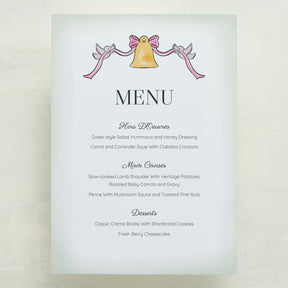 Lovebirds Menu