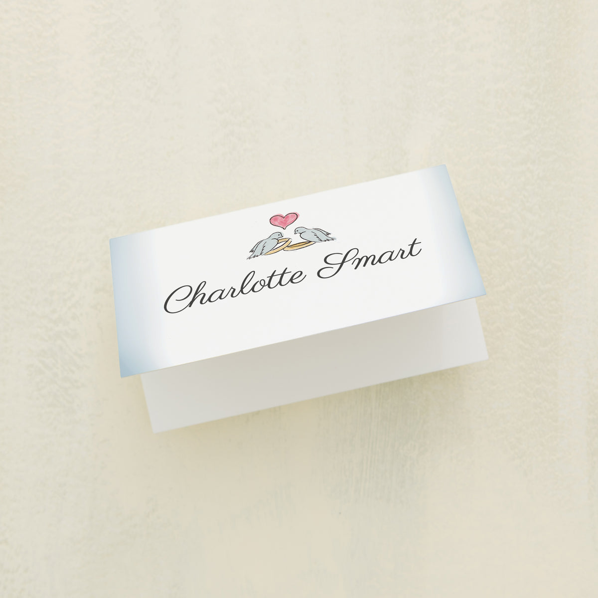 Lovebirds Place Card