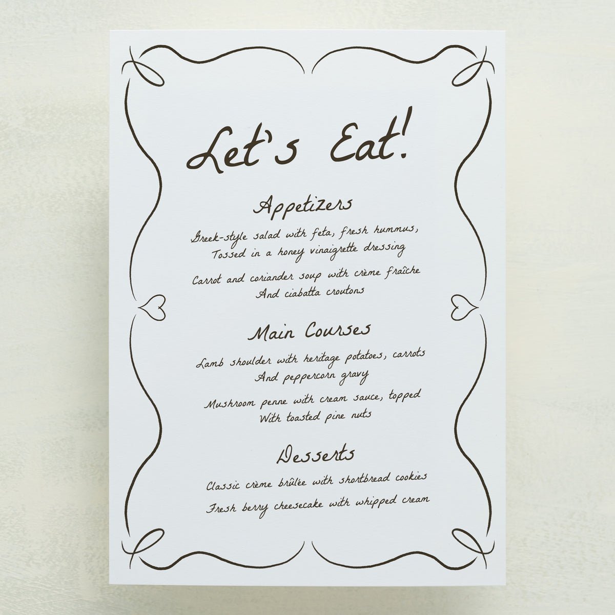 Scribble Menu