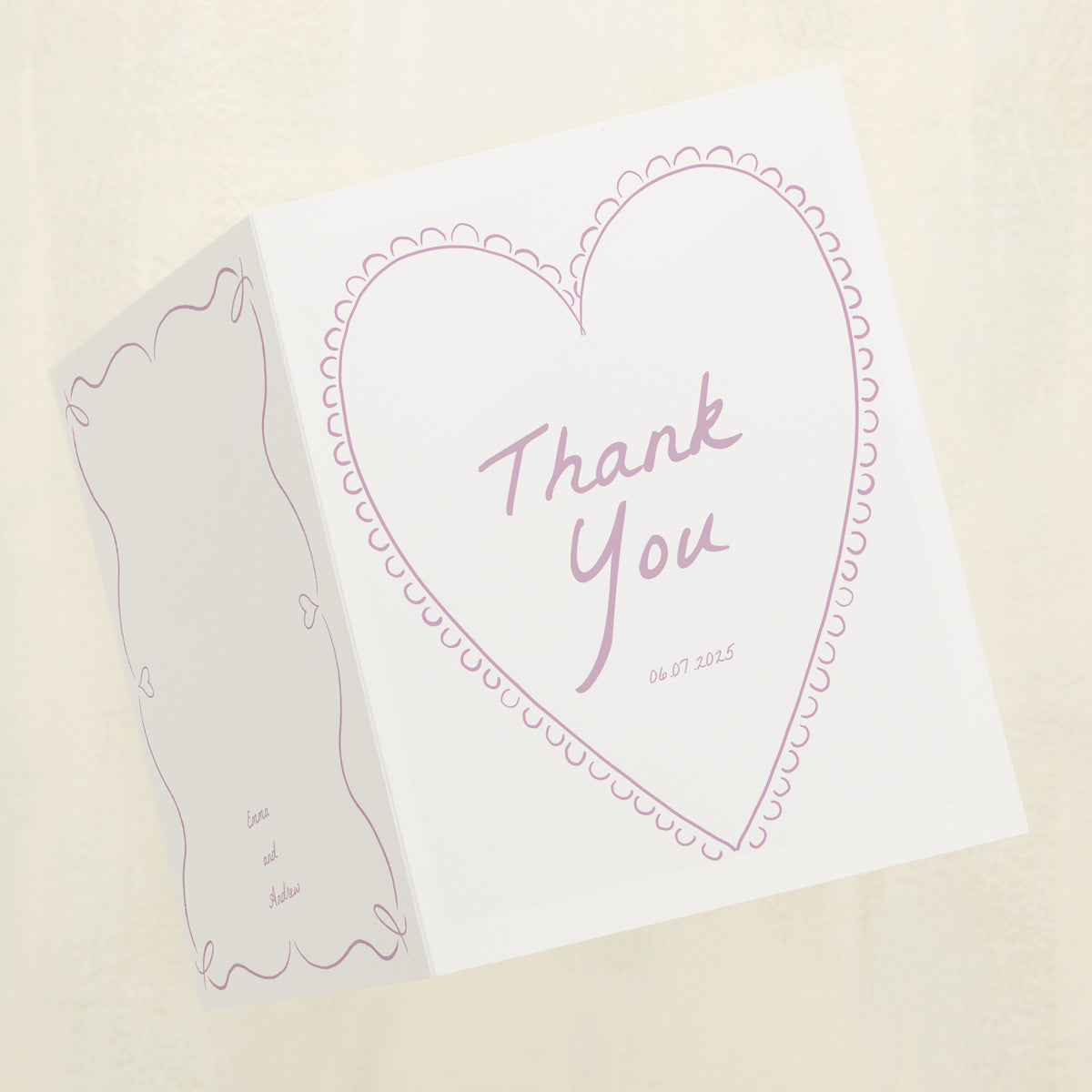 Scribble Thank You Card