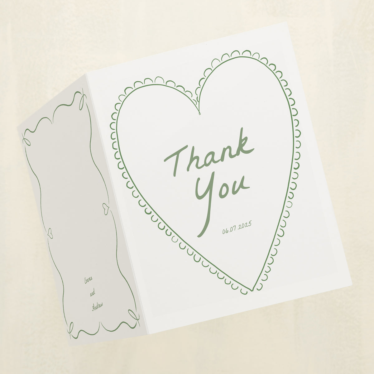 Scribble Thank You Card