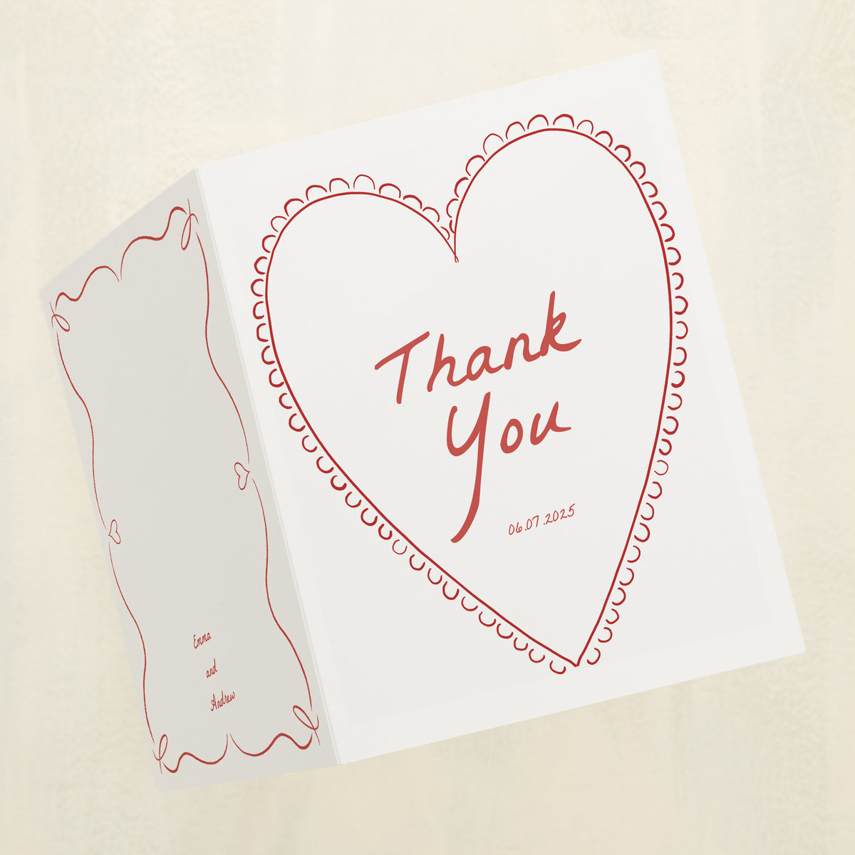 Scribble Thank You Card