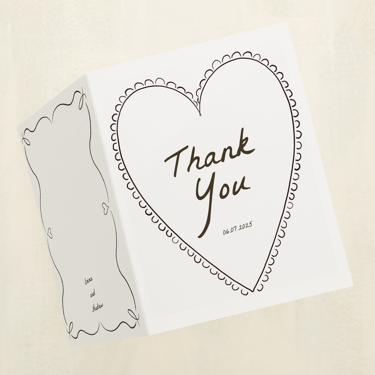 Scribble Thank You Card