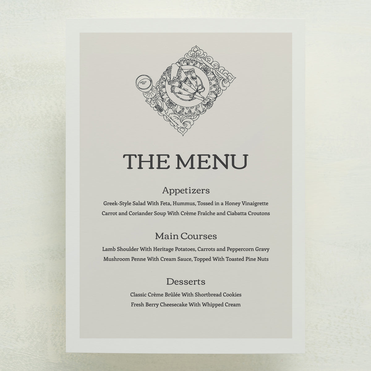 Generations Menu