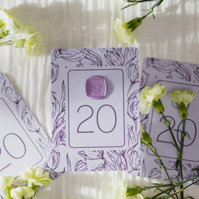 Monochrome Muse Table Number
