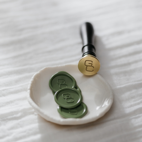 Editorial Eclectic Monogram Wax Stamp