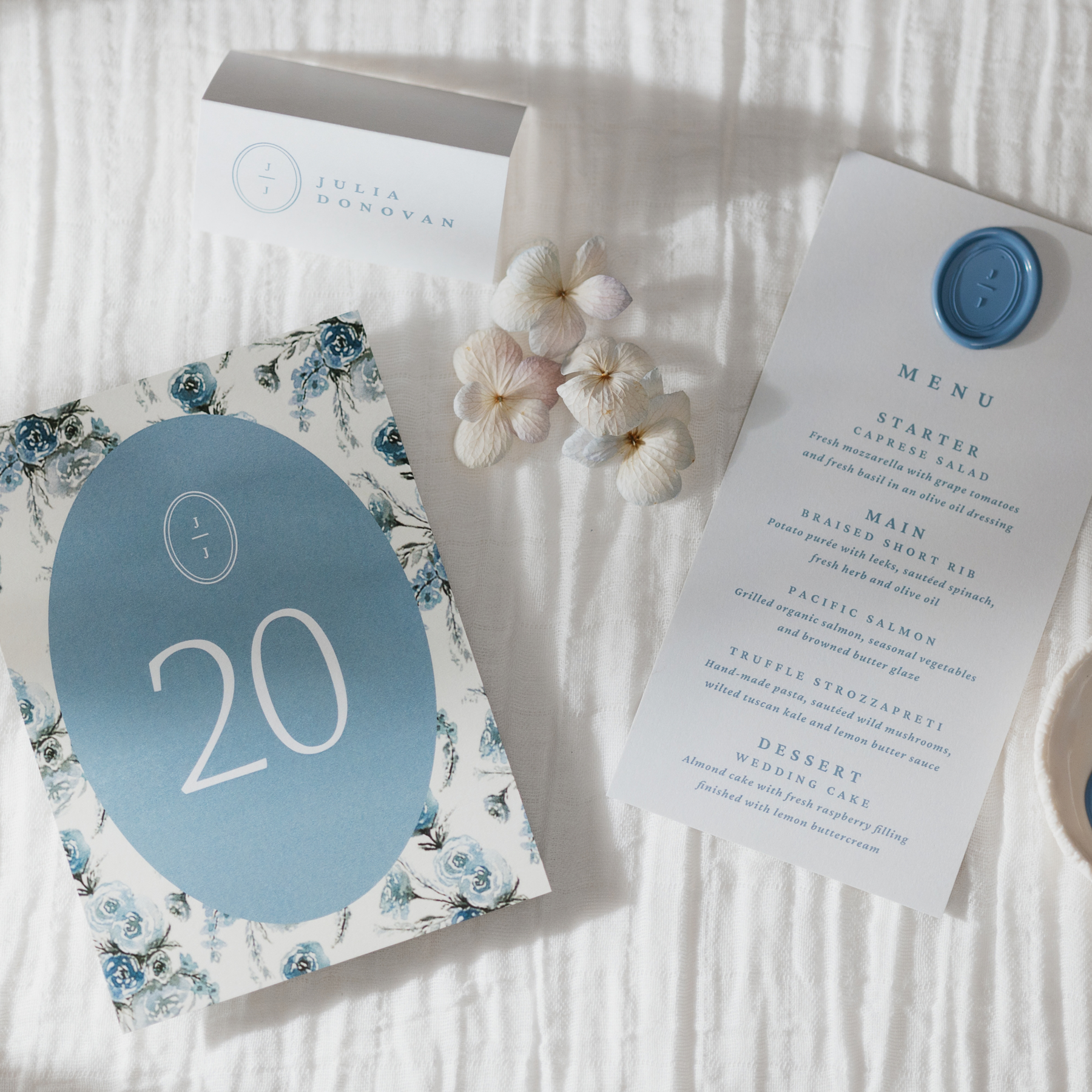 Modern Romance Place Card