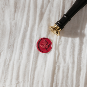 Maple Leaf 3D Wax Stamp