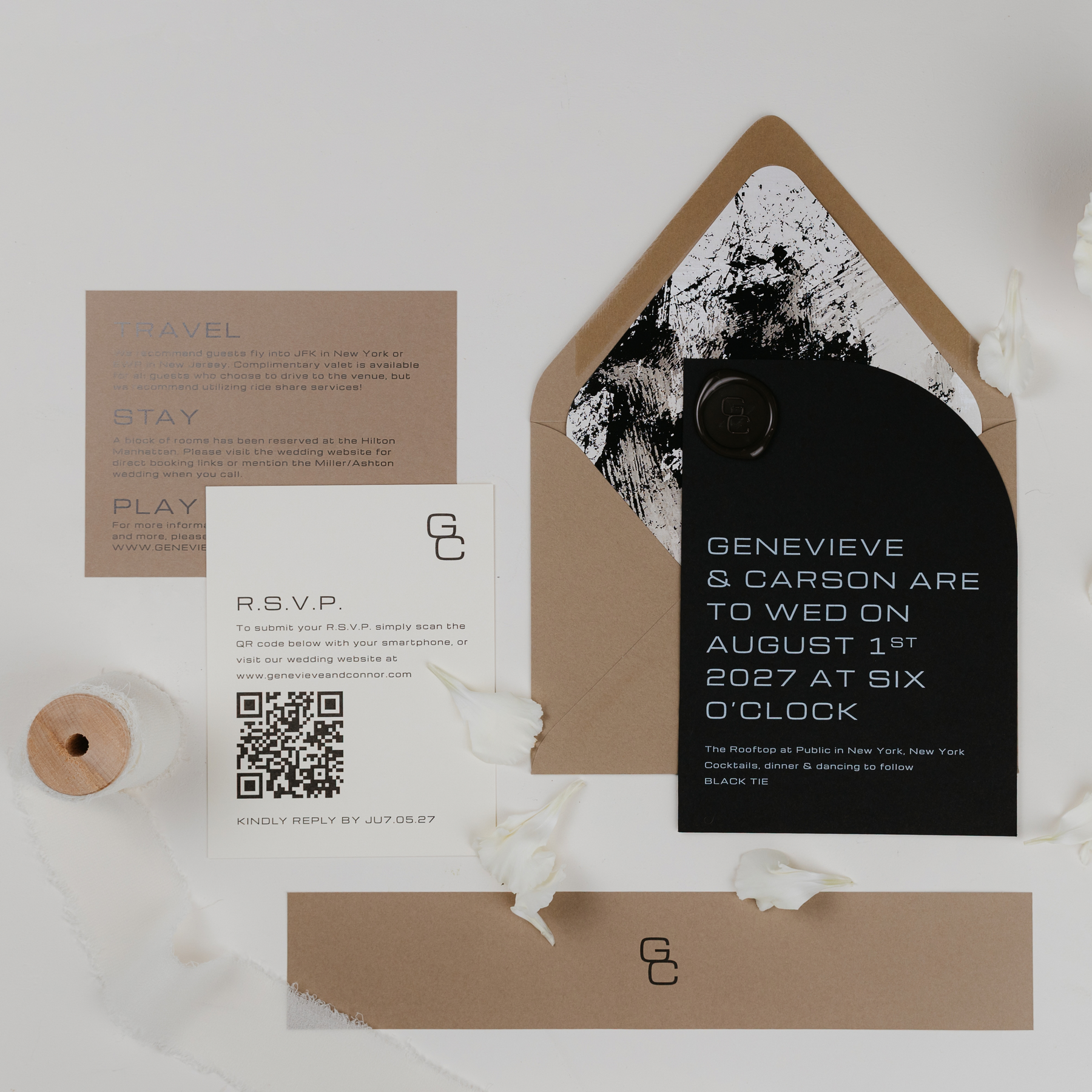 Editorial Eclectic Digital RSVP Card