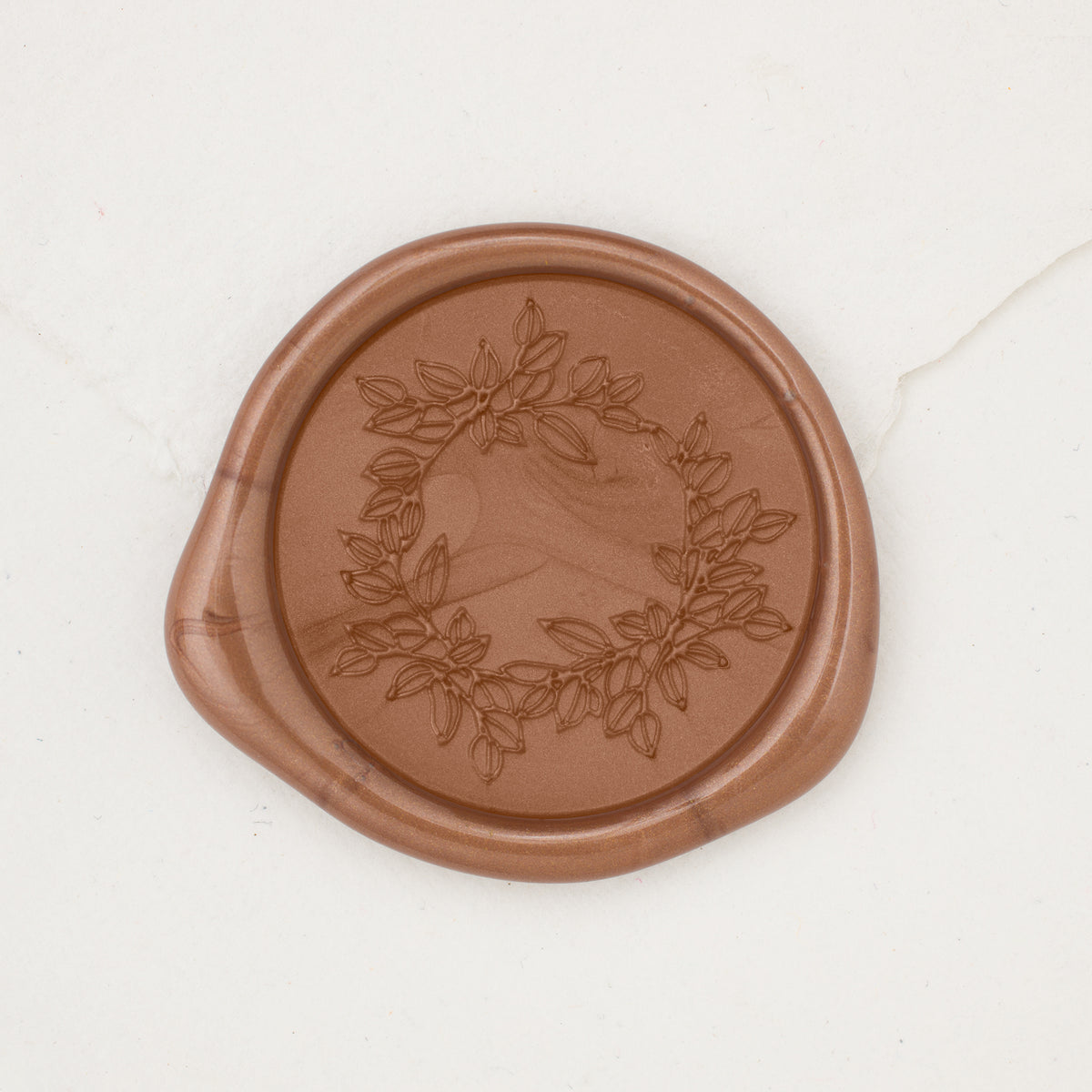 Salal Wreath Wax Seals