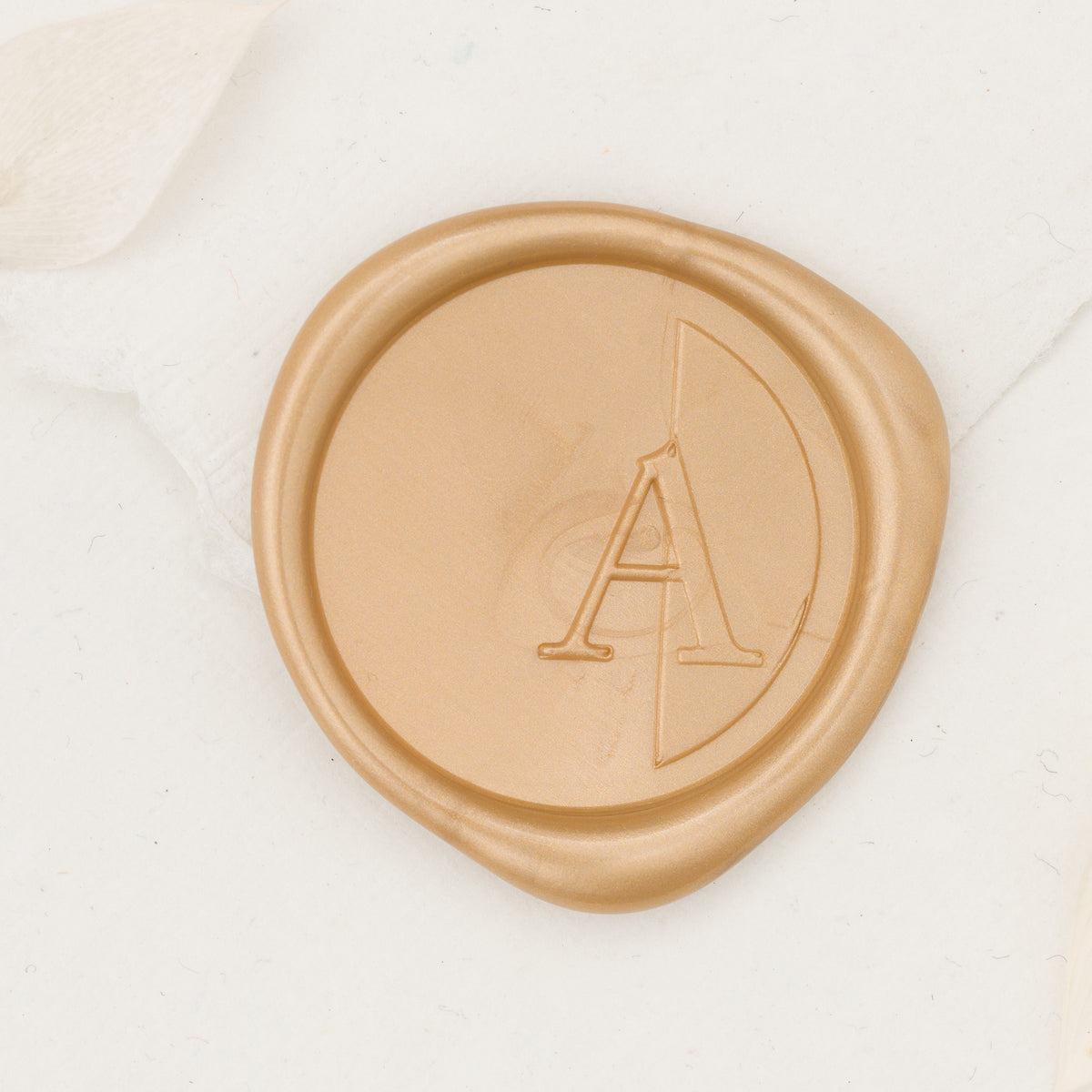 Audrey Single Initial Wax Stamp