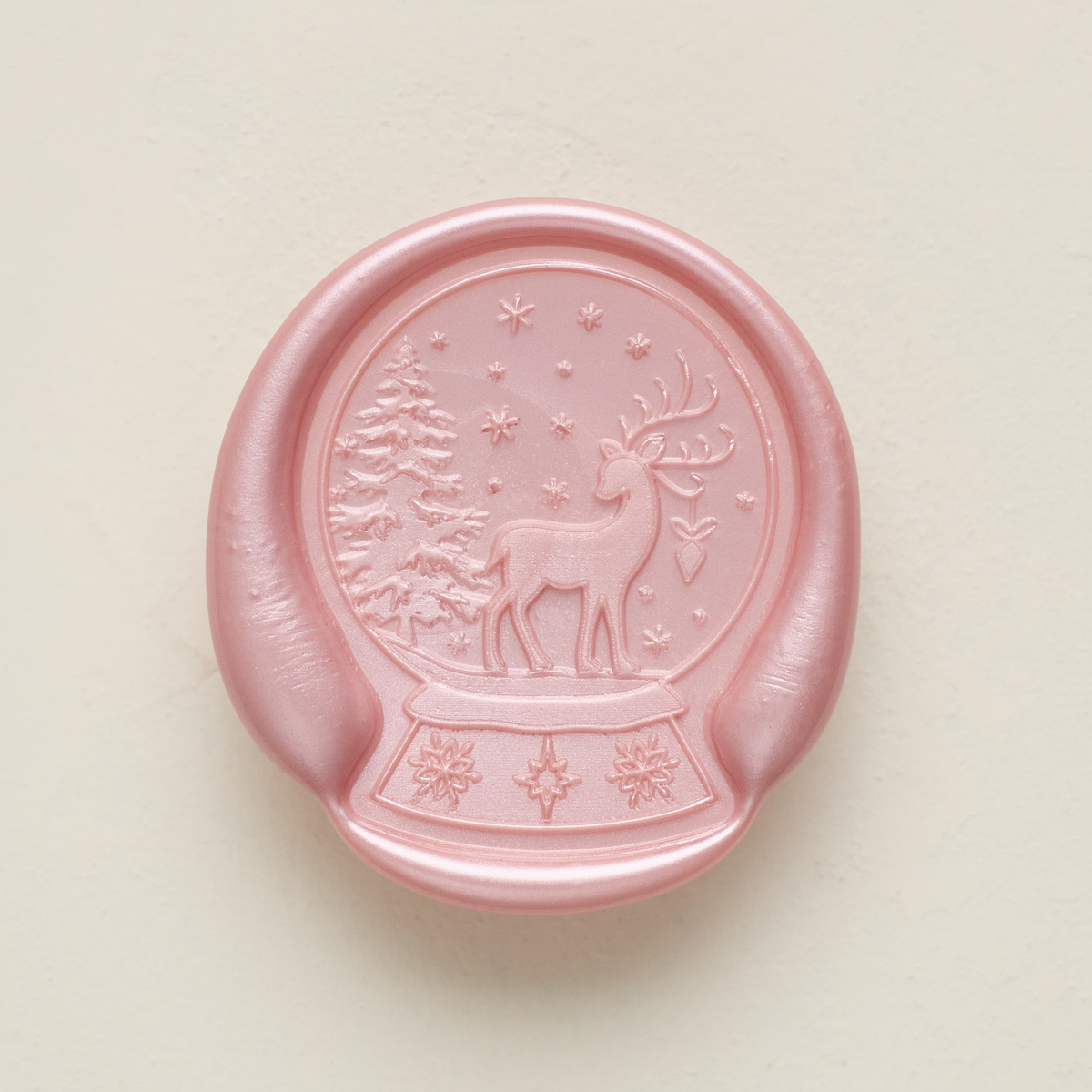 Snow Fall Offset Wax Seals