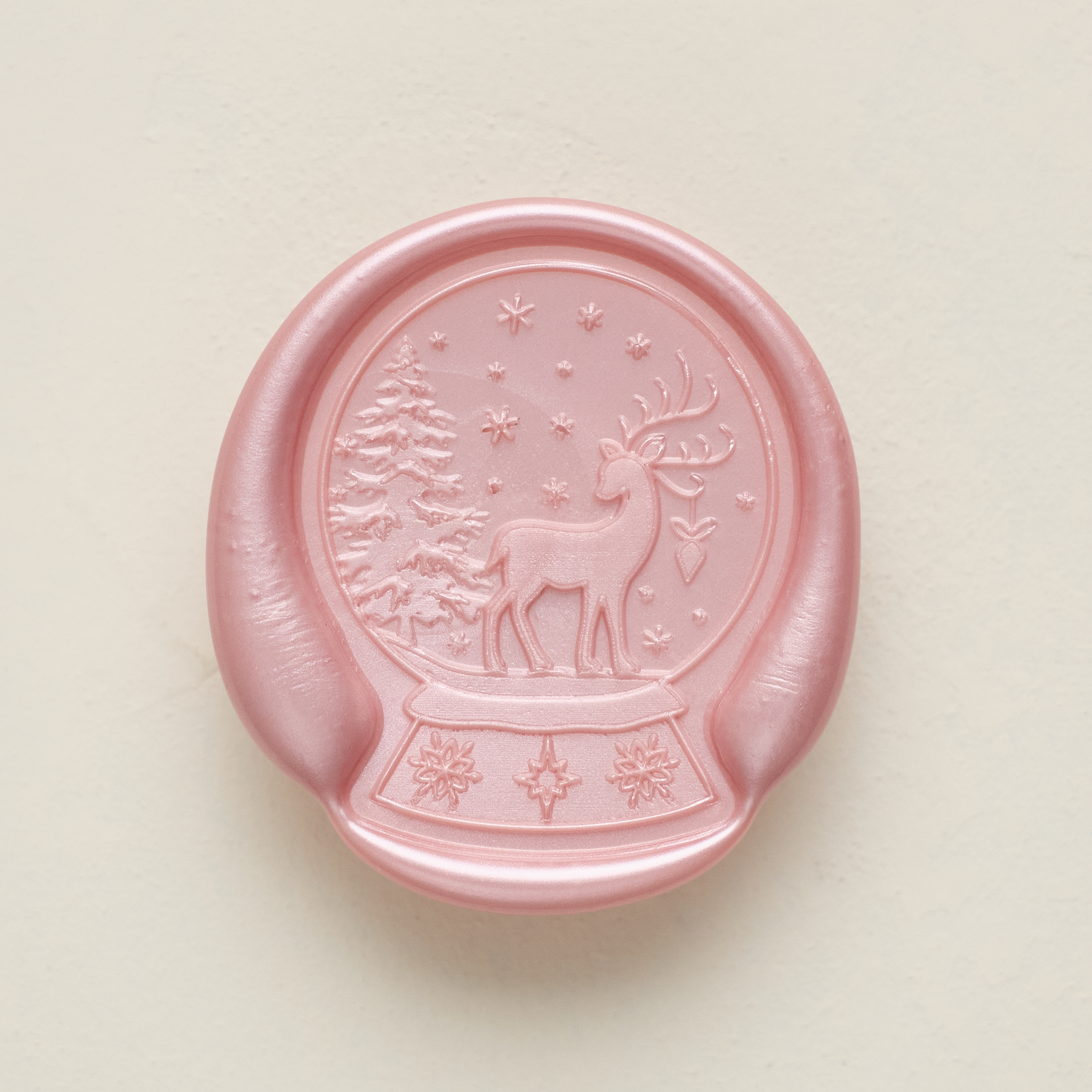 Snow Fall Offset Wax Seals