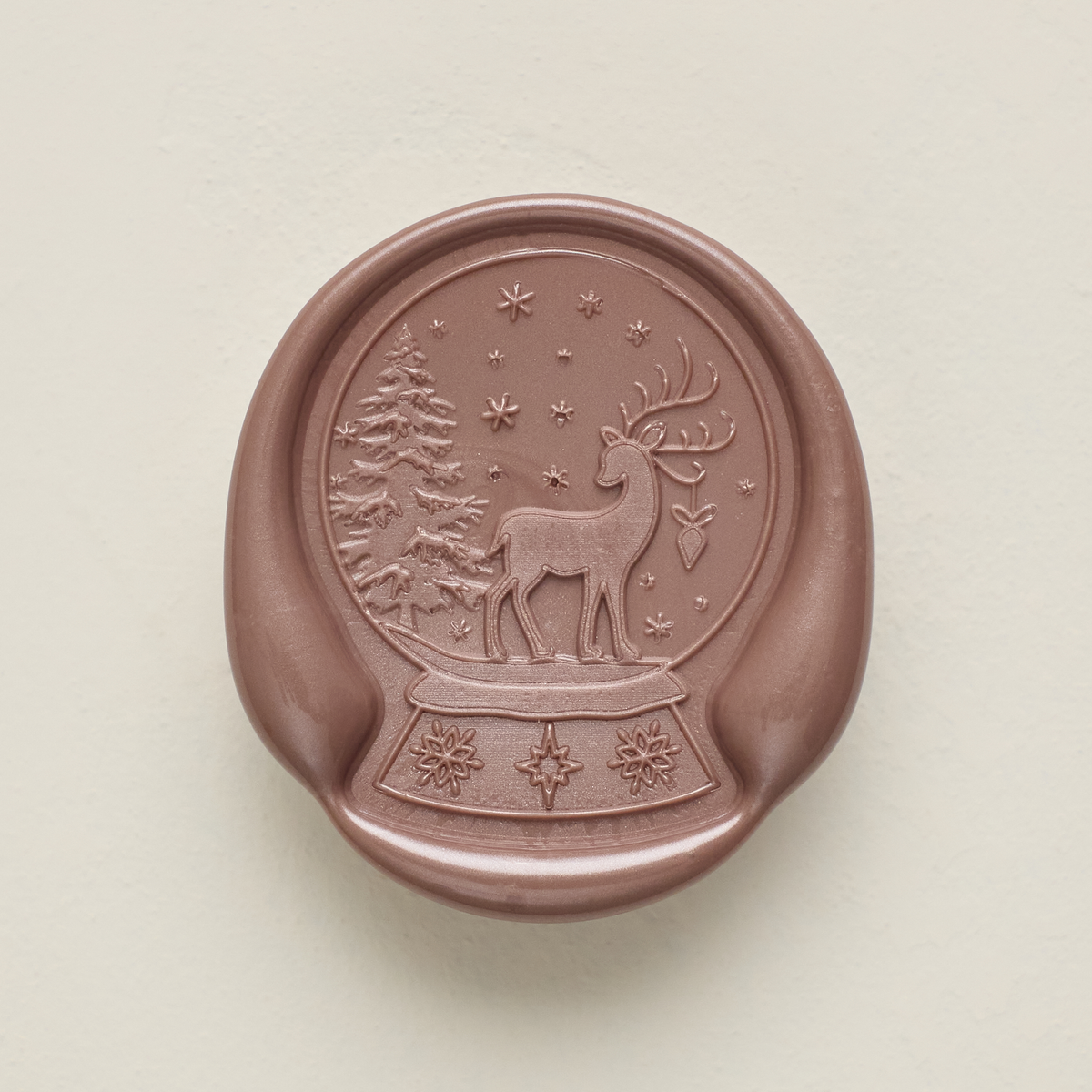 Snow Fall Offset Wax Seals