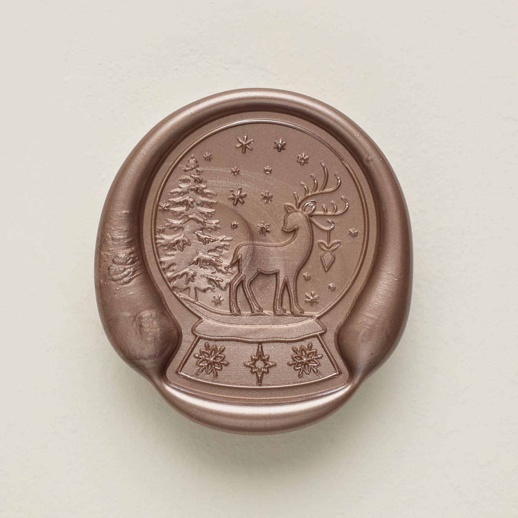 Snow Fall Offset Wax Seals