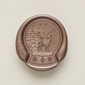 Snow Fall Offset Wax Seals
