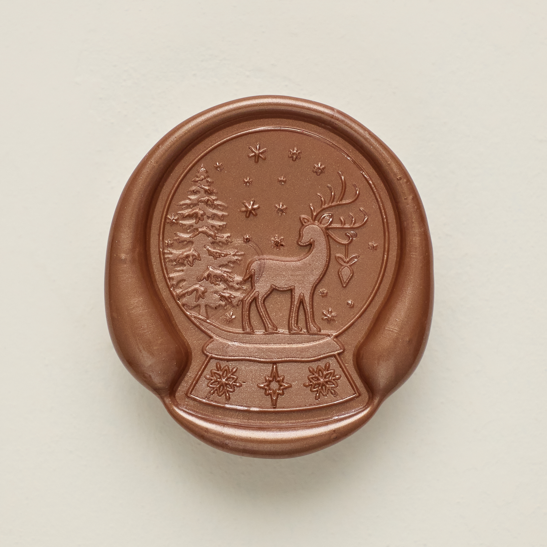 Snow Fall Offset Wax Seals
