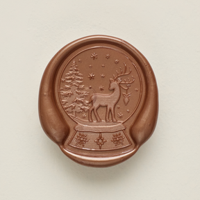 Snow Fall Offset Wax Seals