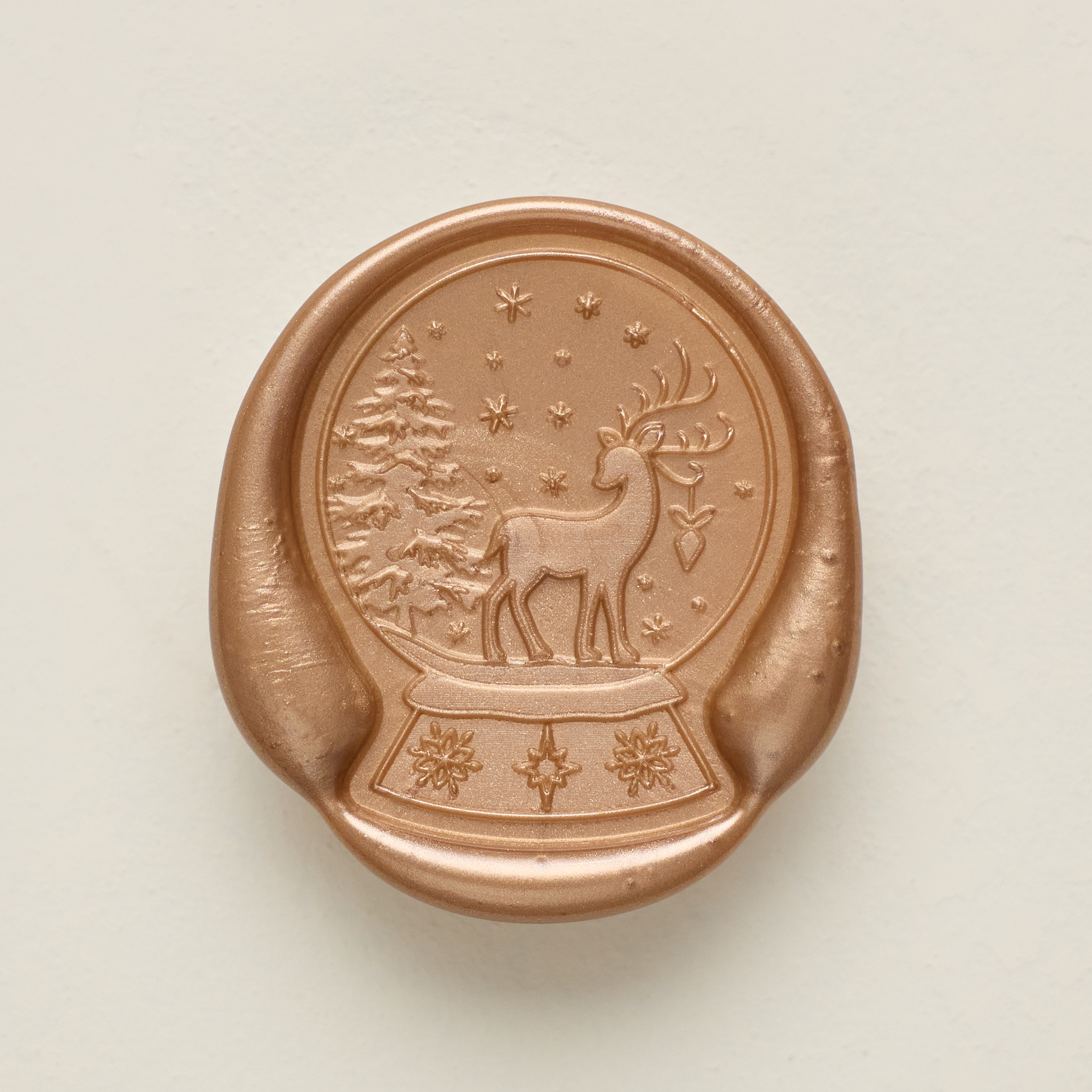 Snow Fall Offset Wax Seals