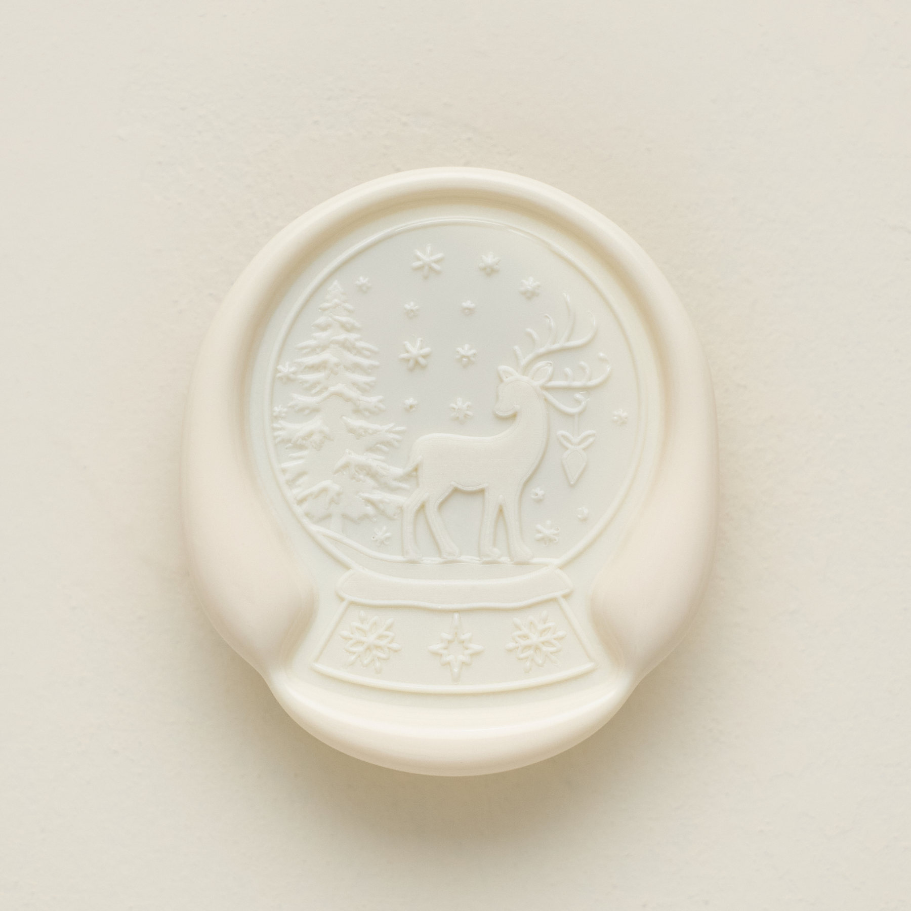 Snow Fall Offset Wax Seals