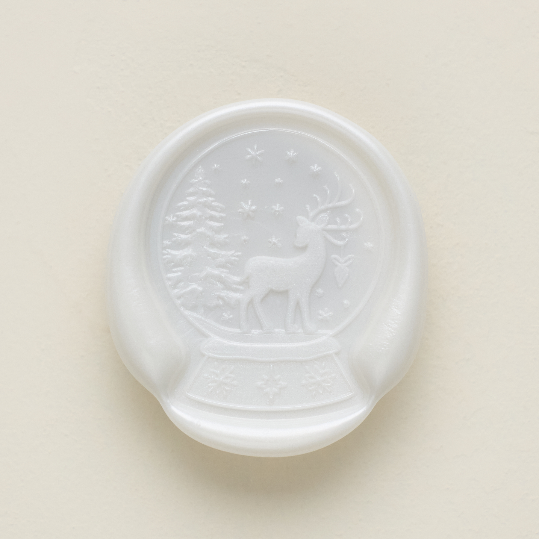 Snow Fall Offset Wax Seals
