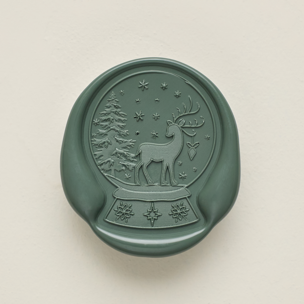 Snow Fall Offset Wax Seals