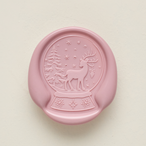 Snow Fall Offset Wax Seals