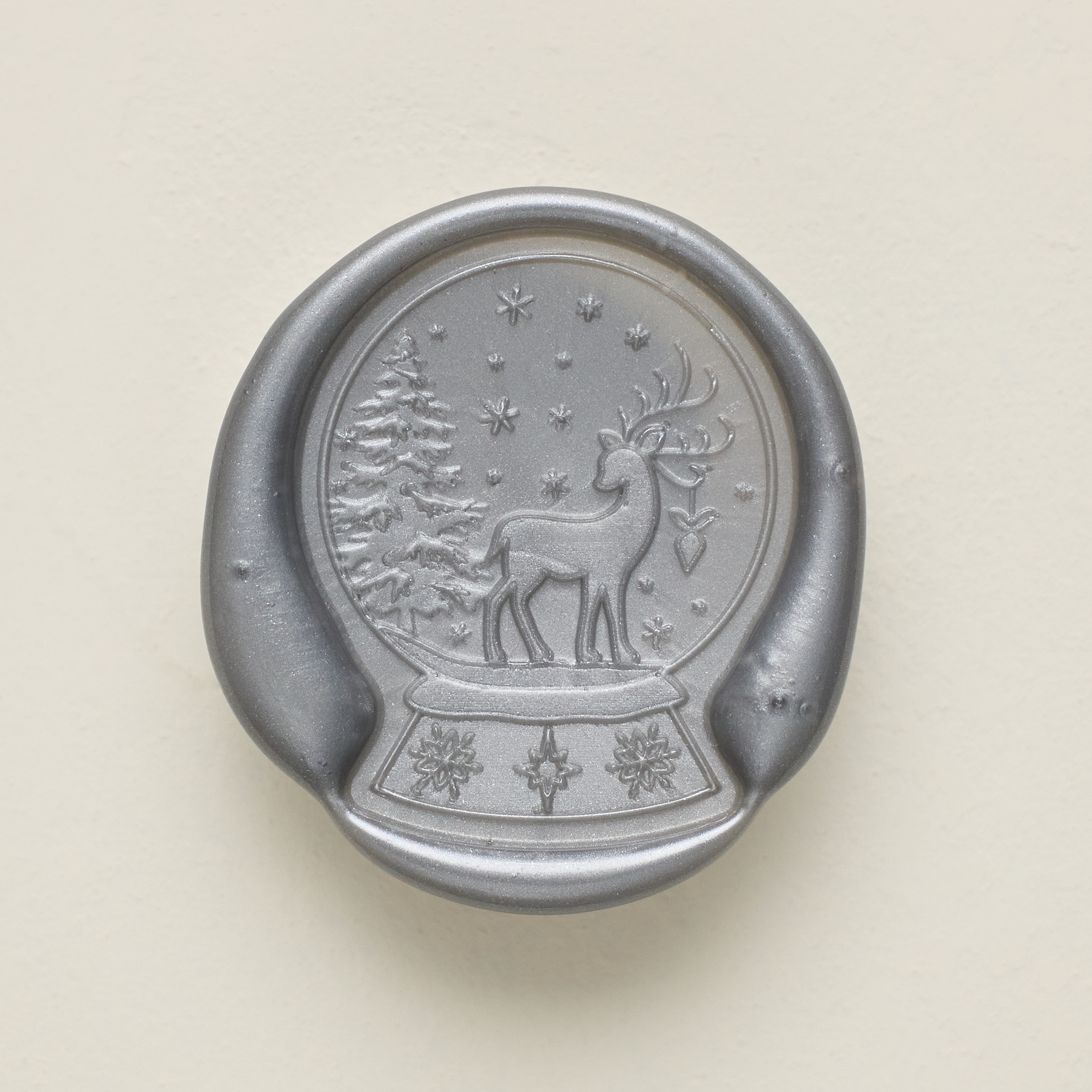 Snow Fall Offset Wax Seals
