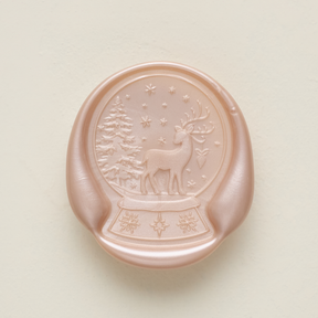 Snow Fall Offset Wax Seals