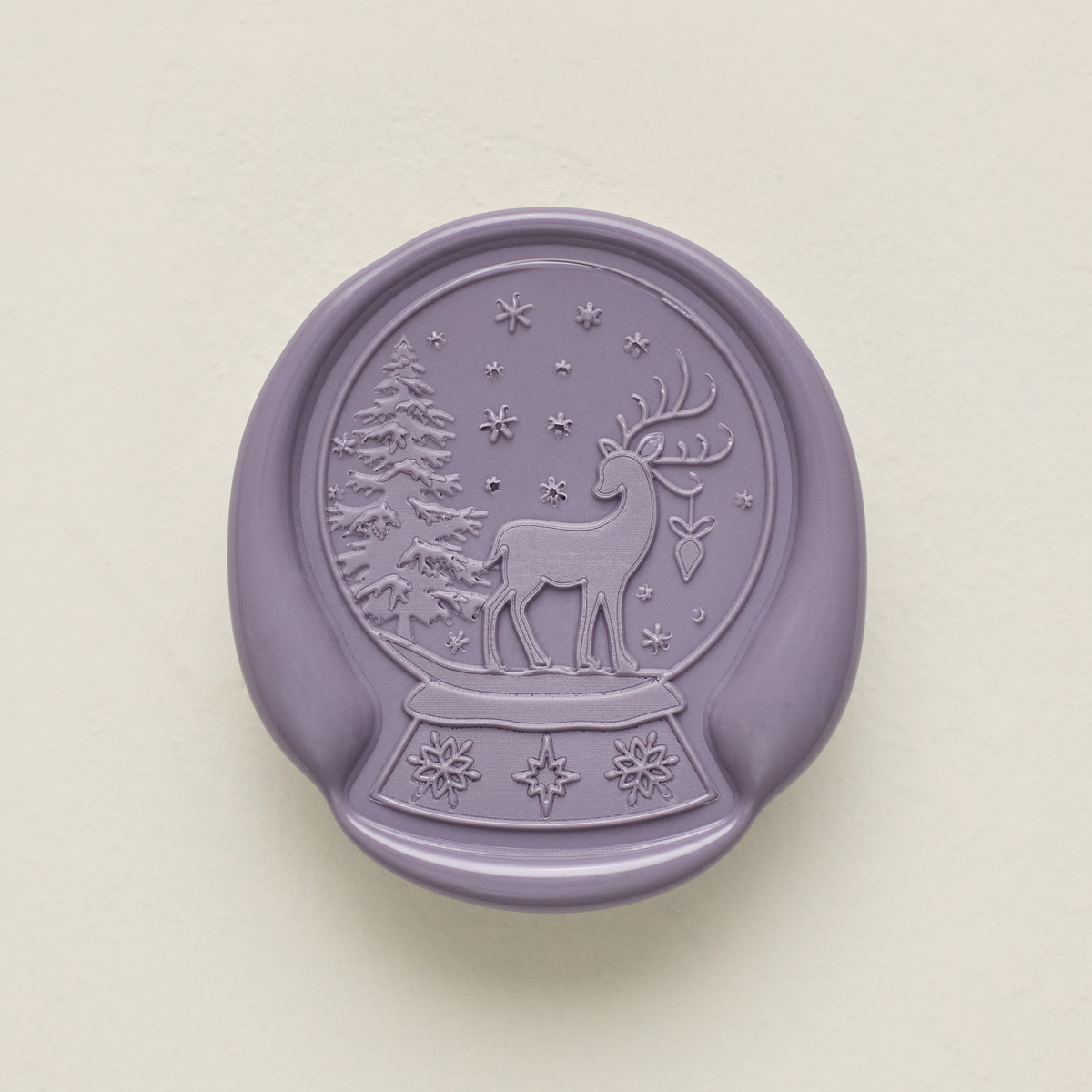 Snow Fall Offset Wax Seals