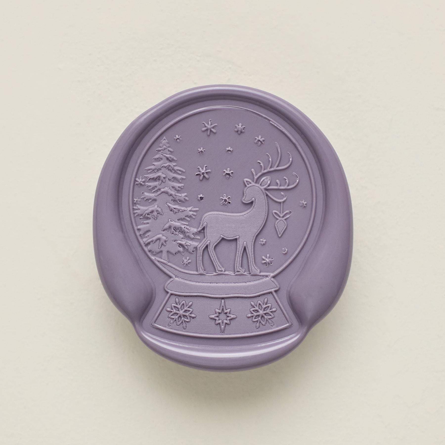 Snow Fall Offset Wax Seals