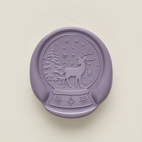Snow Fall Offset Wax Seals