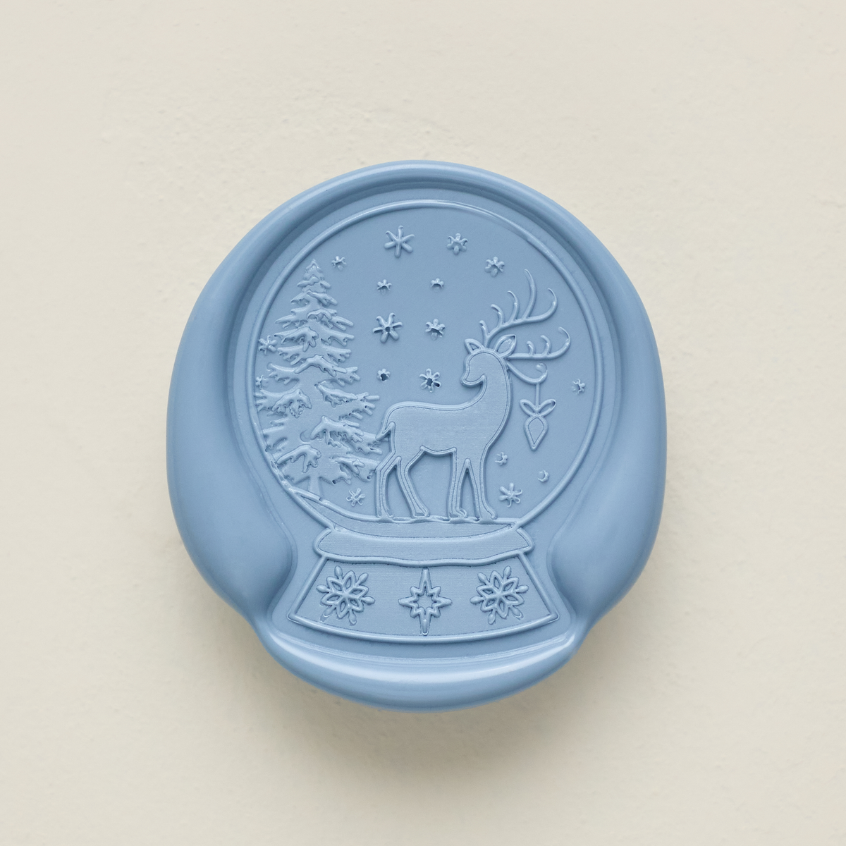 Snow Fall Offset Wax Seals
